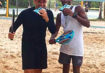 Dupla cartagenera se impone en torneo de tenis playa